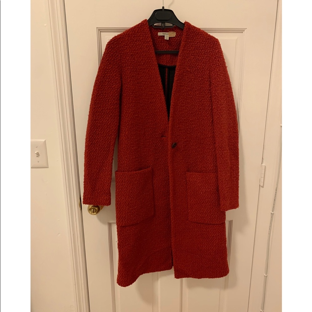 Zara red jacket